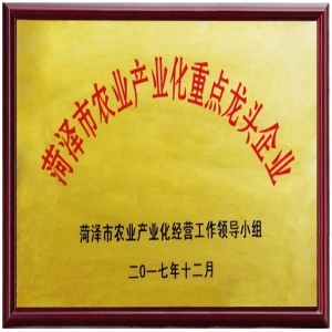 菏澤市農業(yè)產(chǎn)業(yè)化重點(diǎn)龍頭企業(yè)